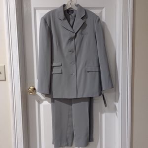 NEW Alanni Women's  Seafoam Green Long Sleeve Single Breasted Lined Pant…